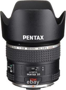 PENTAX standard single focus lens D FA645 55mm F2.8 AL IF SDM AW 645 mount