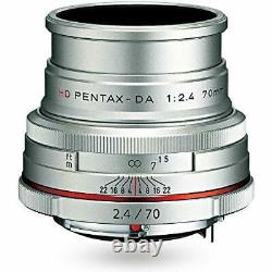 PENTAX telescopic single focus lens HD PENTAX-DA 70mm F2.4Limited silver K mount