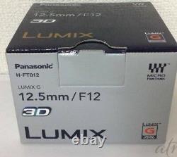 Panasonic LUMIX Lens 3D 12.5mm F12 Single-Focus Micro Four Thirds GH-FT012 JAPAN