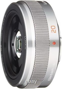 Panasonic Single Focus Lens for Micro Four Thirds Lumix G 20mm/F1.7 II ASPH. Sil