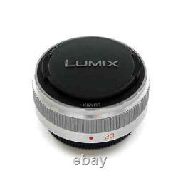 Panasonic Single focus lens Lumix G 20mm/f1.7 Ii Asph. H-h020A-S NEW