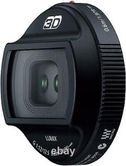 Panasonic single focus 3D lens Micro Forthers Lumics G 12.5mm / F12 H-FT012 NEW