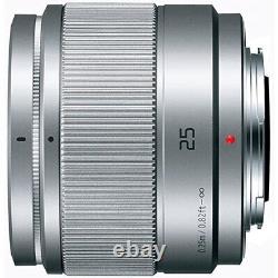 Panasonic single focus lens H-H025-S Micro Four Thirds Lumix G 25mm/ F1.7 ASPH