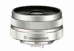 Pentax Single-Focus Lens 01 Standard Prime Q Mount 22067 Silver