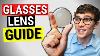 Prescription Glasses Lens Guide Lens Types And Materials