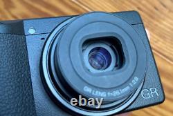 Ricoh GR IIIx Compact Digital Camera Single focus lens 24.2 MP APS-C Black U