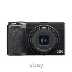 Ricoh GR IIIx HDF Compact Digital Camera Black Single Focus Lens Limited NEW