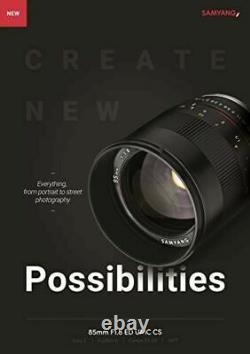 SAMYANG Single focus telephoto lens 85 mm F 1.8 ED UMC CS For Canon EOS M