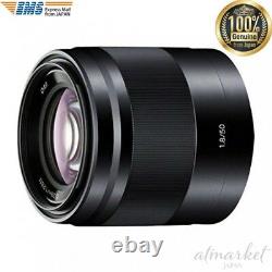 SONY SEL50F18-B single focus lens E 50mm F1.8 OSS APS-C format from JAPAN EMS