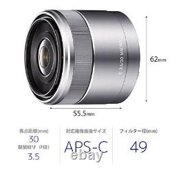 SONY Single Focus Lens E 30mm F3.5 MACRO SONY E Mount APS-C dedicated SEL30M35