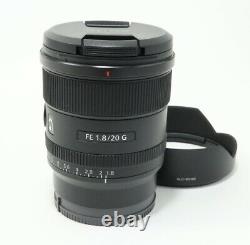 SONY Single Focus Lens FE 20mm F1.8 G E Mount 35mm Full Size SEL20F18G