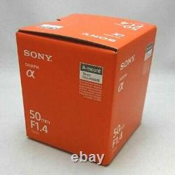 SONY single focus lens 50 mm F1.4 SAL50F14 full size compatible from JAPAN
