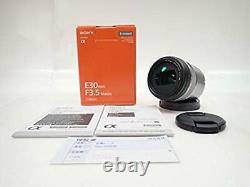 SONY single focus lens E 30mm F3.5 Macro SEL30M35 for APS-C for Sony Emount i-15