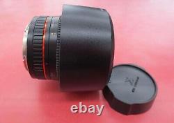 Samyang 85mm F1.4 AS IF UMC Single focus lens for Canon
