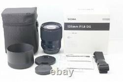 Sigma Art 135mm F1.8 DG HSM Single Focus Telephoto Lens for Canon EF Full Size