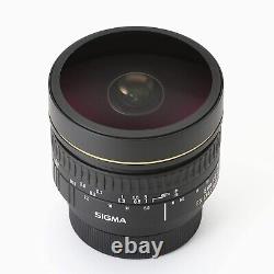 Sigma Single Focus Fisheye Lens 8mm F3.5 EX DG CIRCULAR FISHEYE