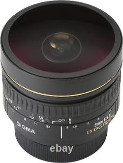 Sigma Single Focus Fisheye Lens 8mm F3.5 EX DG CIRCULAR FISHEYE for Nikon F NEW