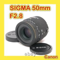 Single Focus Lens For Canon Sigma 50Mm F2.8 Macro