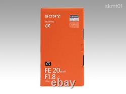 Sony SEL20F18G Single focus lens FE 20mm F1.8G E mount 35 mm Full size DHL Fast