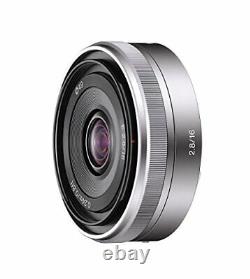 Sony SONY single focus lens E 16 mm F 2.8 Sony E mount for APS C SEL 16 F 28