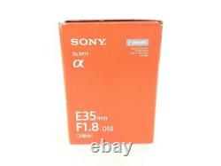 Sony Single Focus Lens E 35mm F1.8 OSS SEL35F18 / Open Box