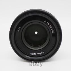 Top Mint SONY SEL50F18-B single focus lens E 50mm F1.8 OSS APS-C format