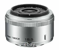 USED 1 NIKKOR 18.5mm f / 1.8 Silver Nikon CX format only single focus lens F/S