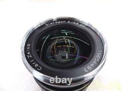 Used CARL ZEISS Wide Angle Single Focus Lens DISTAGON 2/28 ZF T With Hood & Cap