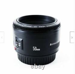 Used Official Canon single focus lens EF50mm F1.8 II full size compatible