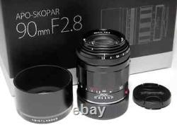 VOIGTLANDER APO-SKOPAR 90mm f2.8 VM Leica M-Mount BLACK Single Focus Lens manual