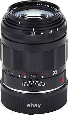 VOIGTLANDER APO-SKOPAR 90mm f2.8 VM Leica M-Mount BLACK Single Focus Lens manual