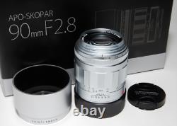 VOIGTLANDER APO-SKOPAR 90mm f2.8 VM Leica M-Mount Silve Single Focus Lens manual