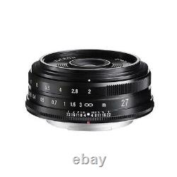 VOIGTLANDER Ultron 27mm f2 Black Coshina Fujifilm X Mount Fuji Single Focus lens