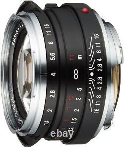 VoightLander single focus lens NOKTON classic 40mm F1.4 S. C. Single layer