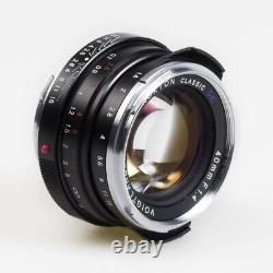 VoightLander single focus lens NOKTON classic 40mm F1.4 S. C. Single layer