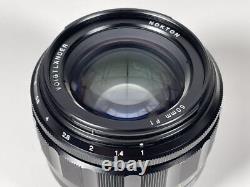 Voigtlander NOKTON 50mm F1 Aspherical Nikon Z Mount Single Focus Lens in Box