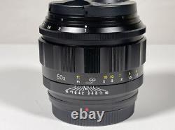 Voigtlander NOKTON 50mm F1 Aspherical Nikon Z Mount Single Focus Lens in Box