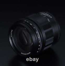 Voigtlander NOKTON 75mm F1.5 Aspherical Nikon Z-mount single focus lens Manual