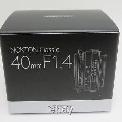 Voigtlander single focus lens NOKTON classic 40mm F1.4 131507 from Japan