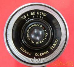 Wide angle single focus lens Model Number W NIKKOR 1 3.5 F3.5CM NIKON