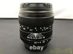 Zhongichi Optics Zhong Yi Creator 35mm F2 Single Focus Lens /F-Mount