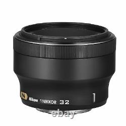 1 Nikkor 32mm F / 1.2 Black Nikon CX Format Seulement Nikon Single Focus Lens