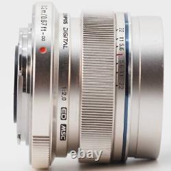 101589 Objectif à focale fixe Almostolympus M. Zuiko Digital Ed 12mm F2.0 Silver