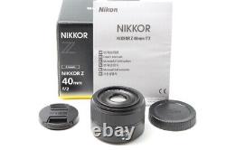 1879 Nikon Lens Monofocus Nikkor Z 40mm F 2s Mount Full Size Noir 188322