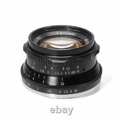 7 Artisans 35mm F1.2 Single Focus Length Manual Eos M Mount Fix Lens Pour Canon
