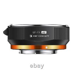 Adaptateur de lentille K&F Concept Auto Focus pour objectif Canon EF EFS vers Fuji X Pro3 X-T3 X-S20