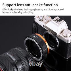 Adaptateur de lentille K&F Concept Auto Focus pour objectif Canon EF EFS vers Fuji X Pro3 X-T3 X-S20