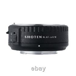 Adaptateur de mise au point automatique SHOTEN NAF-m43 pour objectif Nikon G vers Micro m4/3 OM-D GH4 G3