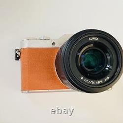Appareil photo Panasonic sans fil SLR, objectif à focale fixe DC-GF9, H-H025, orange