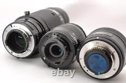 Appareil photo numérique Nikon D750 avec ensemble de trois objectifs super téléobjectifs à mise au point unique standard.